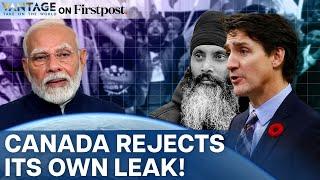 Trudeau Government Rejects Leak Linking PM Modi to Nijjar's Death | Vantage on Firstpost