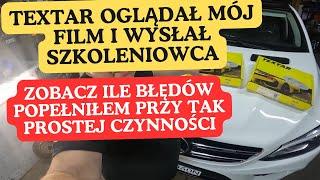 TEXTAR wysłał szkoleniowca bo narobiłem sporo błędów