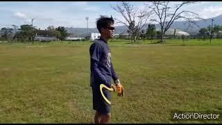 Slow motion technique Throw Boomerang Long Distance 150 meters