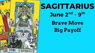 Sagittarius One Bold Move Sparks the Breakthrough You’ve Waited For! 🩵 June 2nd – 9th Tarot Reading