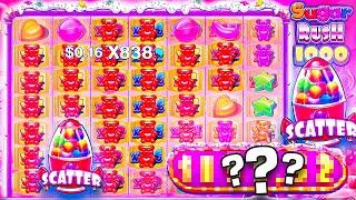 SUGAR RUSH 1000 RETRIGGERED!? (Roobet Highrolling)