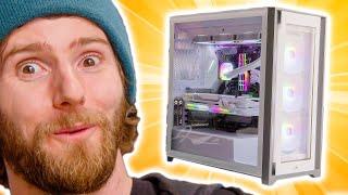 The ALL-WHITE Gaming PC!