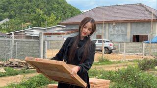老挝买地原地主想把多余的瓷砖卖给我，做个顺水人情 #老挝美女 #老挝生活 #老挝