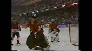 Blackhawks - Bruins rough stuff 11/26/88