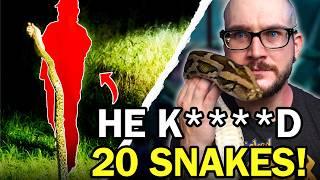 This Guy Destroyed 20 Pythons... Good!