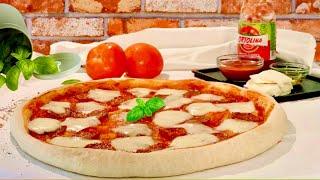 Olasz Pizza házilag! NÁPOLYI stílusú pizzatészta recept 