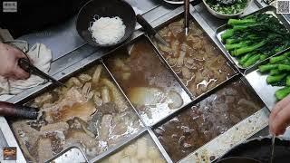 Beef Offal 新鮮牛雜 Beef Tripe 牛肚 Beef Brisket 牛腩 九記牛什粉麵 用在香港以活牛屠宰的新鮮牛什 Beef Viscera 灣仔街21號鵝頸街市1樓鵝頸熟食中心