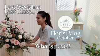 Vlog: New Floral Studio, Last Wedding, WSQ Floral Design Class,TaoBao , Christmas is coming