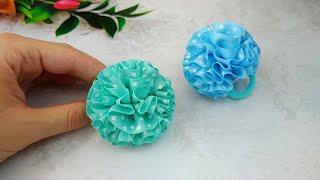 Hair clips FruFru / Pompom hair bows / Bows for Hair  - #11