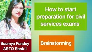 How to start preparation for civil services exams.... Target UPPCS