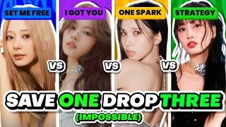 SAVE ONE DROP THREE : SAME GROUP EDITION #1 (IMPOSSIBLE) -  KPOP PLAY GAMES QUIZ 2024