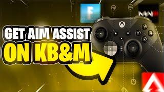 Aim Assist on KBM In Warzone / MW3 / Apex / Fortnite - VERY EASY !