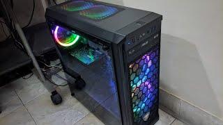 Cougar MX330-G Case And Aigo DR12 5in1 RGB Case Fan.