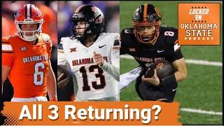 Oklahoma State Mike Gundy Expects All 3 QB's Returning & Brent Venables Envy?