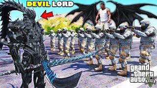 Franklin Plan Biggest Attack on DEVIL LORD In GTA 5 | SHINCHAN and CHOP