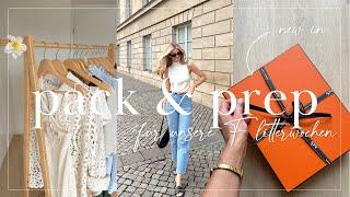 PACK + PREP VLOG | Shopping, Outfits & Nägel für unsere Flitterwochen in Italien | theglazedblonde