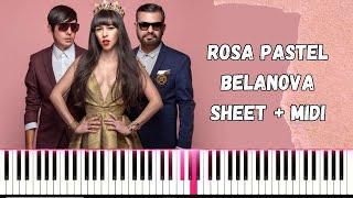 Rosa pastel - Belanova BEST PIANO TUTORIAL SHEET + MIDI