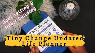 TINY CHANGE undated planner Review-2022| Best planner to set GOALS & track HABITS| Esha's Life Hacks