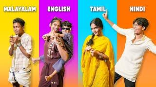 Language Challenge  MALAYALAM vs ENGLISH vs TAMIL vs HINDI