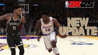 NEW UPDATE FOR NBA 2K25