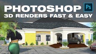 Learn to use Photoshop for 3d render