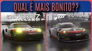 Gran Turismo 7 vs Forza Motorsport | Qual é mais bonito??