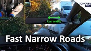 Tips for driving fast on narrow country roads