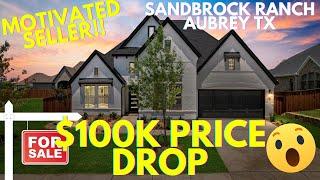 New Construction Coventry Homes - Sandbrock Ranch Aubrey TX - Home For Sale in North Dallas TX