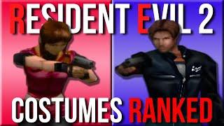 All RESIDENT EVIL 2 Costumes RANKED WORST to BEST (1998)