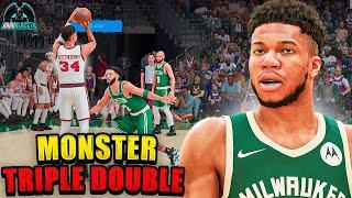 Giannis Making 3 Pointers Out Here in Play Now Online NBA 2K25