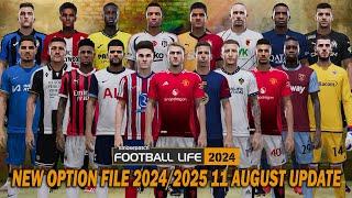 PES 2021 SMOKE PATCH FOOTBALL LIFE OPTION FILE 2024-2025 | TRANSFER UPDATE 11 AUGUST 2024