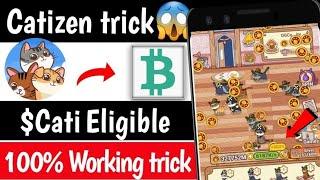 $Catizen 100% Eligible trick  Catizen bot withdrawal | Real crypto loot