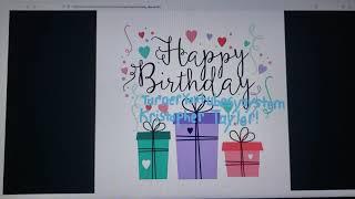 My Birthday Message for TurnerYoutubeSystem Kristopher Taylor