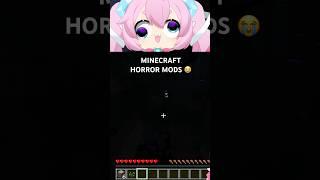 Minecraft with HORROR MODS is TERRIFYING!!! #shorts #chibidoki #vtuber