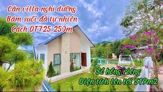 Nhanh tay sở hữu ngay căn villa nghỉ dưỡng ven Đà Lạt , cách các KDL lân cận bán kính 1,5km