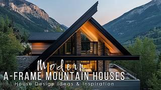 Luxury Modern A-Frame Mountain Houses: The Ultimate Escape with Stunning Panoramic Views