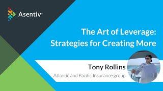 The Art of Leverage with Tony Rollins - Presented by Ewan Sturman