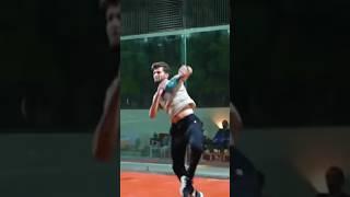 Shaheen Afridi playing paddle tennis  #shorts #shaheenafridi #games