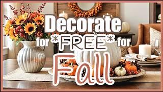 (MOSTLY) FREE FALL DECOR & AUTUMN DECORATING IDEAS