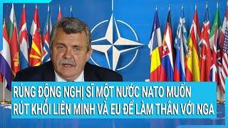 Rúng động nghị sĩ một nước NATO muốn rút khỏi liên minh và EU để làm thân với Nga