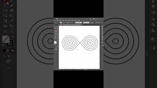 Create N + Infinity Logo in adobe Illustrator | logo design tutorial