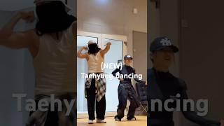 Tae dancing with Leejung. he looks so big  #bts #taehyung #kimtaehyung #dance #challenge #leejung