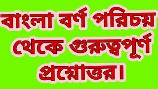 বাংলা বর্ণ পরিচয় থেকে গুরুত্বপূর্ণ প্রশ্ন উত্তর  BCS preparation | primary preparation Dhaka97 tv