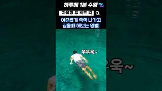 자유형 투 비트 킥! 원 킥 영법 #수영배우기