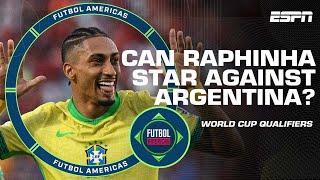 Argentina vs. Brazil PREVIEW! Can Raphinha LEAD Dorival Júnior’s side to victory? ⭐ | ESPN FC