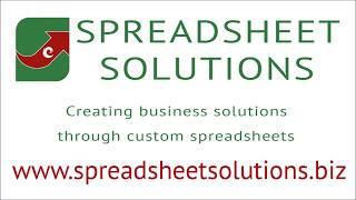 Spreadsheet Solutions - Bespoke But What You Know