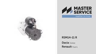 RSM14 11 R Стартер восстановленный MSG Rebuilding VALEO Starter DACIA DOKKER, RENAULT FLUENCE