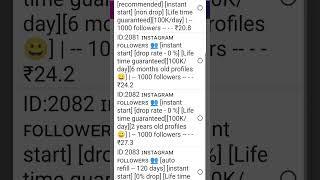 buy Instagram followers in cheapest price| cheapest smm panel 2022