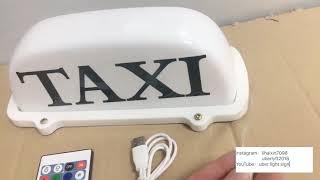 The Items you NEED!! TAXI Top light，DIY