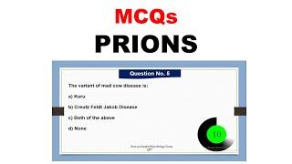 MCQs on Prions | Microbiology Quiz |